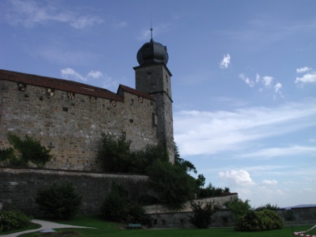 The Blue Tower as viewed from the Bear's Bastion